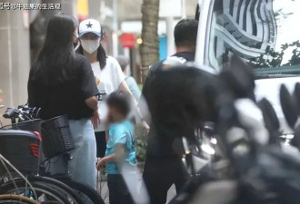 安以轩带娃看完病后泡夜店，与男性友人玩到凌晨
