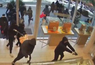 加州珠宝店2年2次遭劫，25人持枪抢劫百万珠宝
