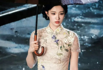172大美女王楚然穿旗袍绝了！4套旗袍黑色冷艳粉色楚楚可怜，民国名媛感