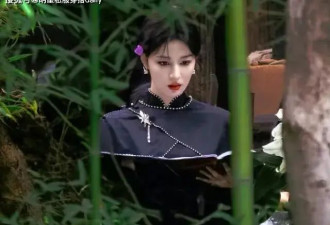 172大美女王楚然穿旗袍绝了！4套旗袍黑色冷艳粉色楚楚可怜，民国名媛感