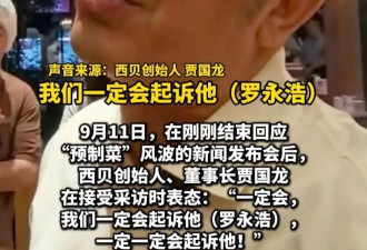 西贝老板“强制爱”：6000万聘礼，被坑惨了