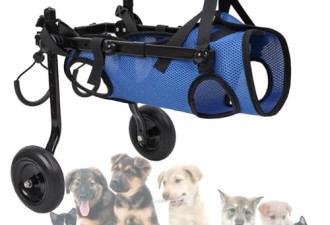 8.8 折，Adjustable Dog Wheelchairs with 2 Wheels