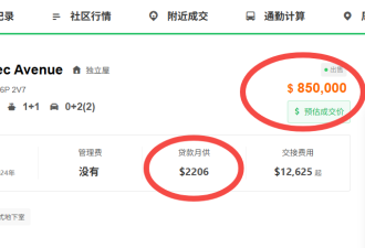 要价85万！多伦多500平方英尺的小独立屋实际上含有两套公寓