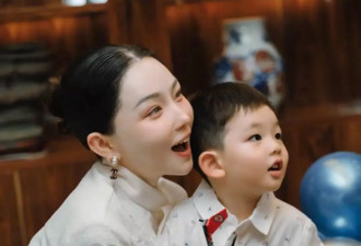 36岁夕又米给儿子庆生，圈外老公比高晓松强太多