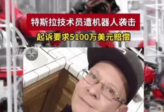 特斯拉技术员被有故障的机器人打成重伤,将特斯拉告上法庭