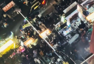 昆明摊商与警方城管爆激烈冲突 锅碗瓢盆满天飞
