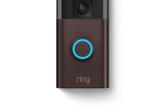 限时5 折，Ring Battery Doorbell,双向对讲，实时视图，运动检测