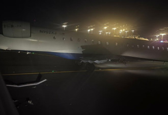 达美航空两架客机在纽约机场相撞致一人受伤