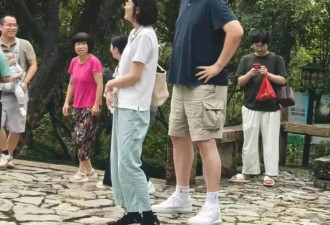 姚明一家游太湖，15岁女儿高又壮成爸爸翻版