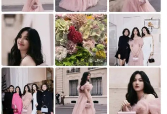李湘发巴黎时装周女儿美图！有争议背景音：我不喜欢周也