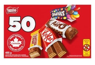 8.3 折, 万圣节巧克力，Kitkat，Aero，Smarties＆Coffeing Crisp