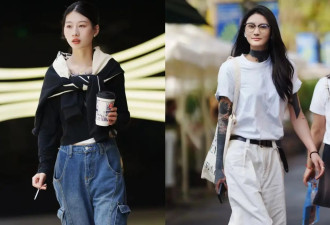 早秋成都街拍：辣妹子太会穿 玩转各种风格