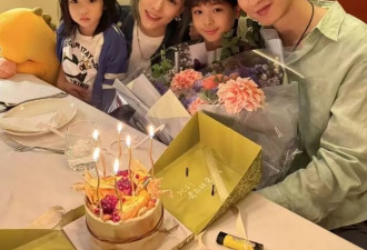 刘璇为儿子庆10岁生日，赳赳完美复刻爸妈高颜值