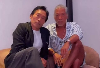 香港两大“东星狠人”聚会，张耀扬满头银发太帅气