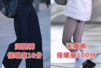 今年秋冬最流行的穿法：羽绒服+无痕裤