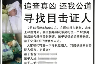 10岁男孩被烟花击中头部身亡，当晚发生了什么？