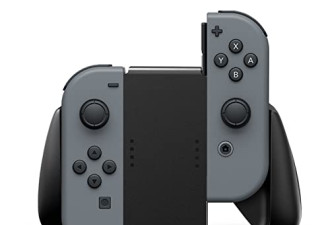 7.3 折，PowerA Nintendo Switch Joy-Con 舒适握把 - 黑色