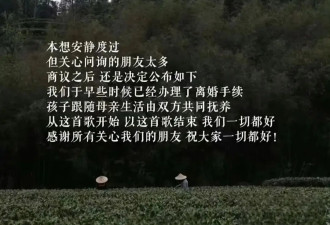 李亚鹏再次官宣离婚：因还不上债老婆孩子跑路了？