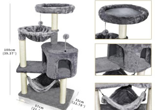 9 折,YUNIQUE Cat Tree 266 (Grey)