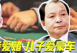 儿子1顿饭吃掉90多万元 父1夜输掉1亿元