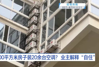 500平米房子装20余台空调、19个马桶？ 业主却称“自住”