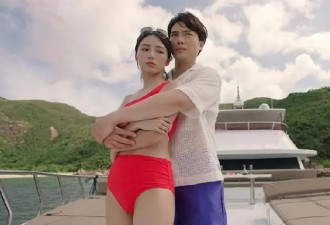 TVB女星拍亲热戏靠男演员双手遮住重要部位防走光