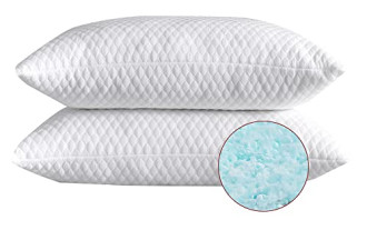 5.7 折, 睡眠用碎记忆海绵枕头, Queen Size x 2