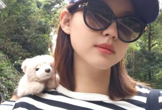 张梓琳晒俩女儿近照，胖妹和妹妹遗传爸妈高个子，全家都是大长腿