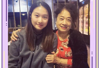 马伊琍大女儿文君竹晒与姥姥喝下午茶，姥姥年轻漂亮，和马伊琍十分像