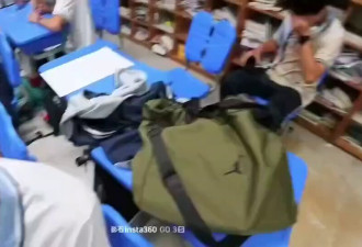 女生教室内朝男生泼饮料“你知道我爸是谁吗”