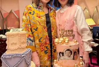 63岁关之琳风采依旧！穿“龙袍”同友人豪宅内庆生，打扮雍容华贵