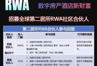 代币化? 拉人入伙返1500元 投10万成亿万富翁?
