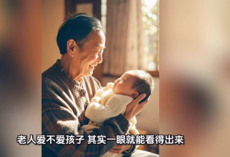 老人爱不爱孩子，其实一眼就能看出来