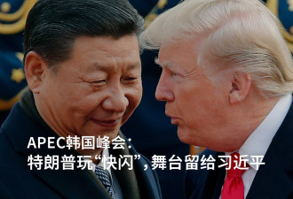 APEC韩国峰会：特朗普玩“快闪” 舞台留给习近平