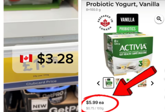震惊！加拿大人展示英国伦敦的食品"有多便宜"