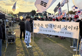 习近平将出席APEC 韩国群众抗议 秀反共标语