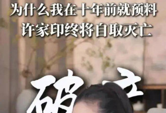 向太评许家印：打牌用麻袋装现金，早晚会破产