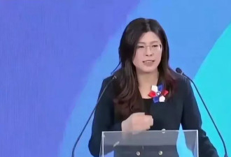 郑丽文就职国民党新任主席激情演说 马英九落泪