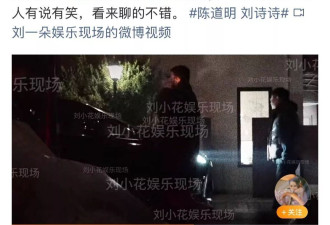陈道明刘诗诗聚餐，不受蛐蛐影响有说有笑