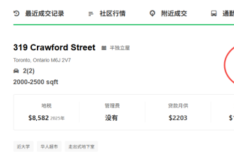 多伦多亏最惨独立屋上市：高峰期210万买入，现在85万求售