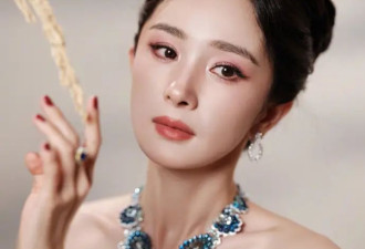 美神降临！杨幂穿30多斤礼服裙亮相活动，盘发造型太绝了