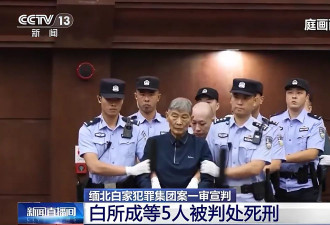 缅甸白家踢铁板！深圳法院判5名主要被告死刑