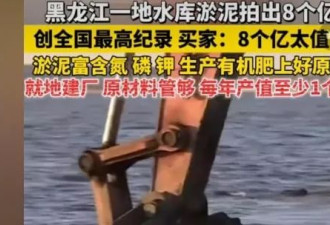 黑龙江水库烂泥卖出8亿天价 官方资本游戏被看穿