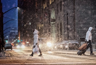 安省首场15cm大雪今天杀到! 多伦多周末雨雪不断+体感骤降-8℃