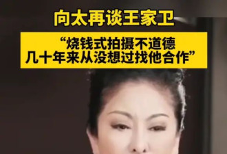 向太炮轰王家卫烧钱式拍摄不道德：要了500万又要500万，就是无底洞