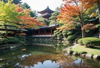 漫步日本京都古寺枫叶小径 感受千年庭院的静谧