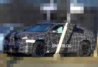 宝马第二款纯电轿跑 SUV iX4 渲染图首曝