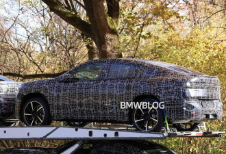 宝马第二款纯电轿跑 SUV iX4 渲染图首曝