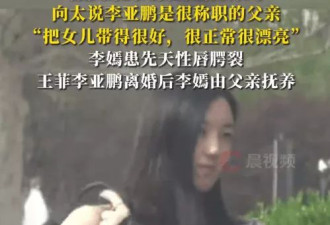 向太说李亚鹏是个好爸爸:他自己带大女儿李嫣还陪她做手术