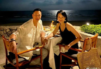 46岁胡杏儿和老公度假庆生，小腹圆润，网友猜测怀“四胎”拼女儿